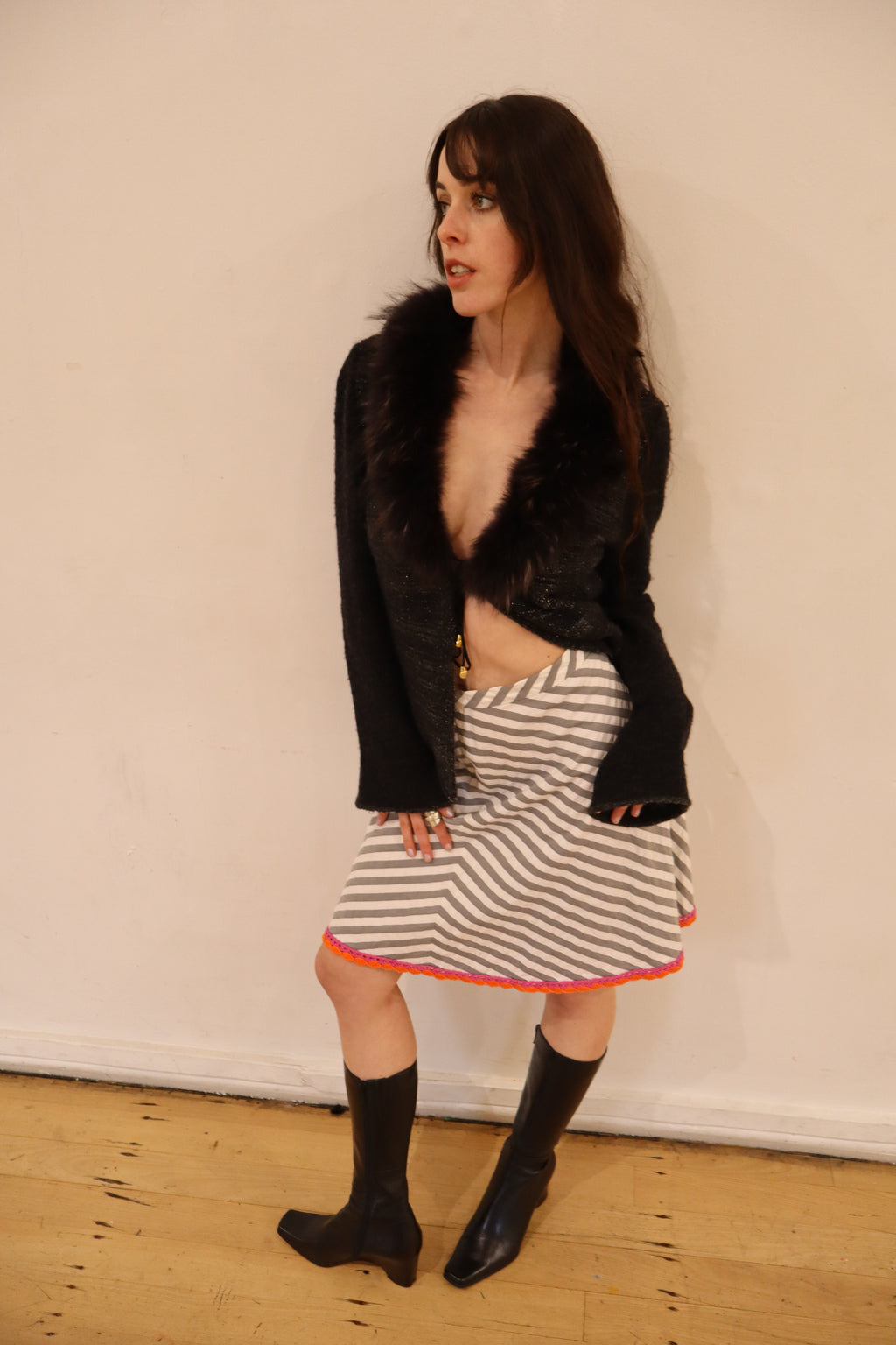 vintage moschino cheap and chic skirt