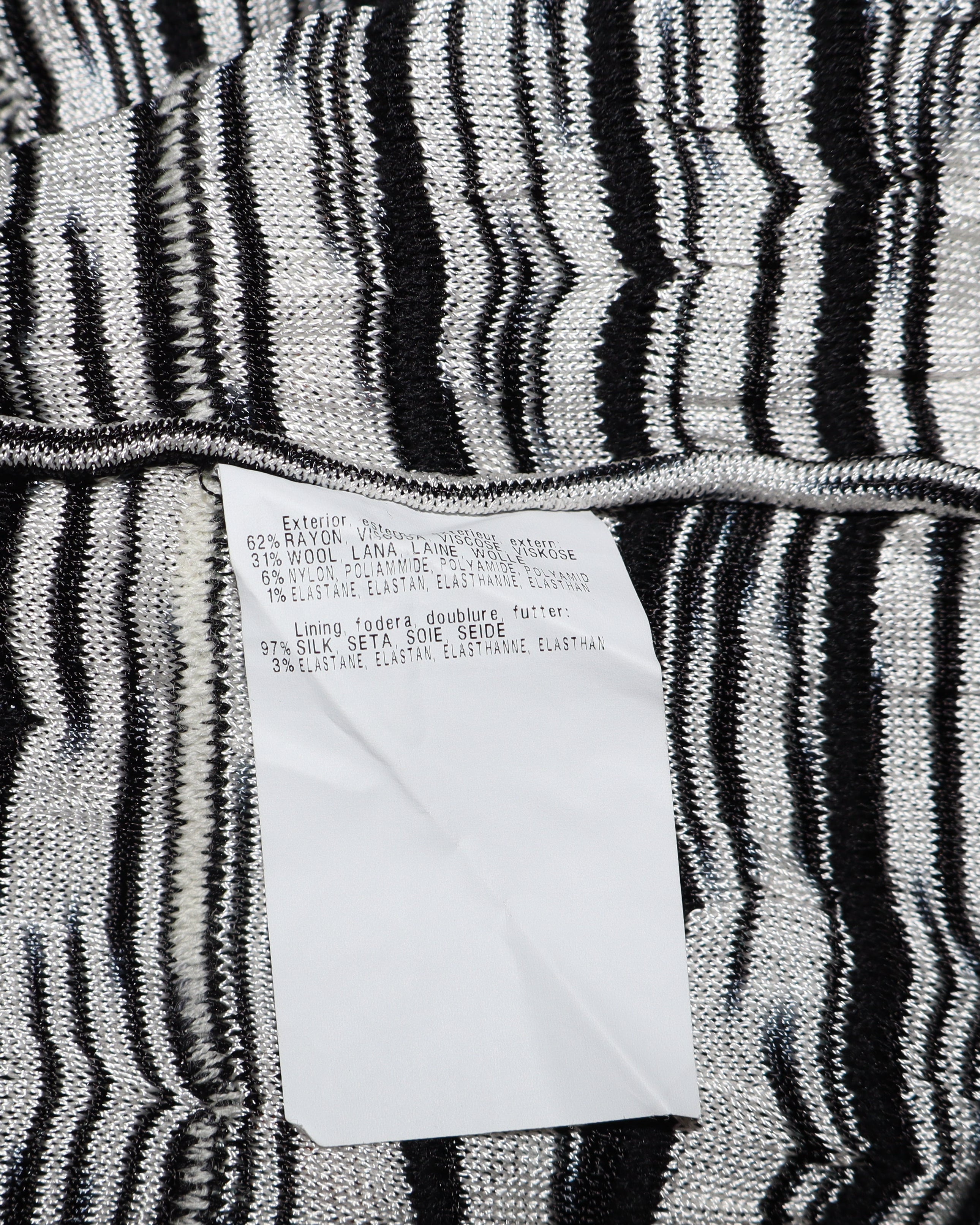 2000s missoni scallop skirt