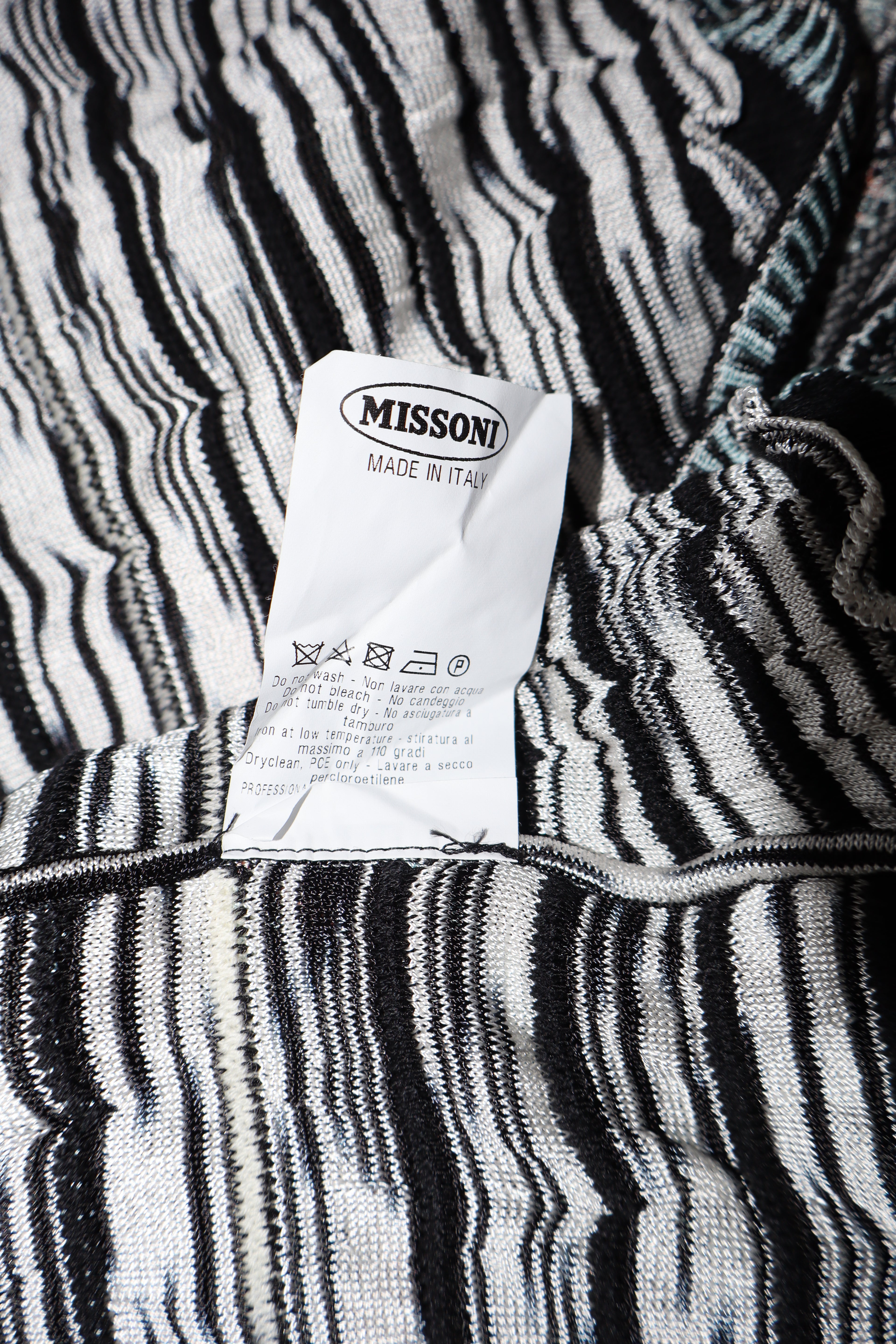 2000s missoni scallop skirt