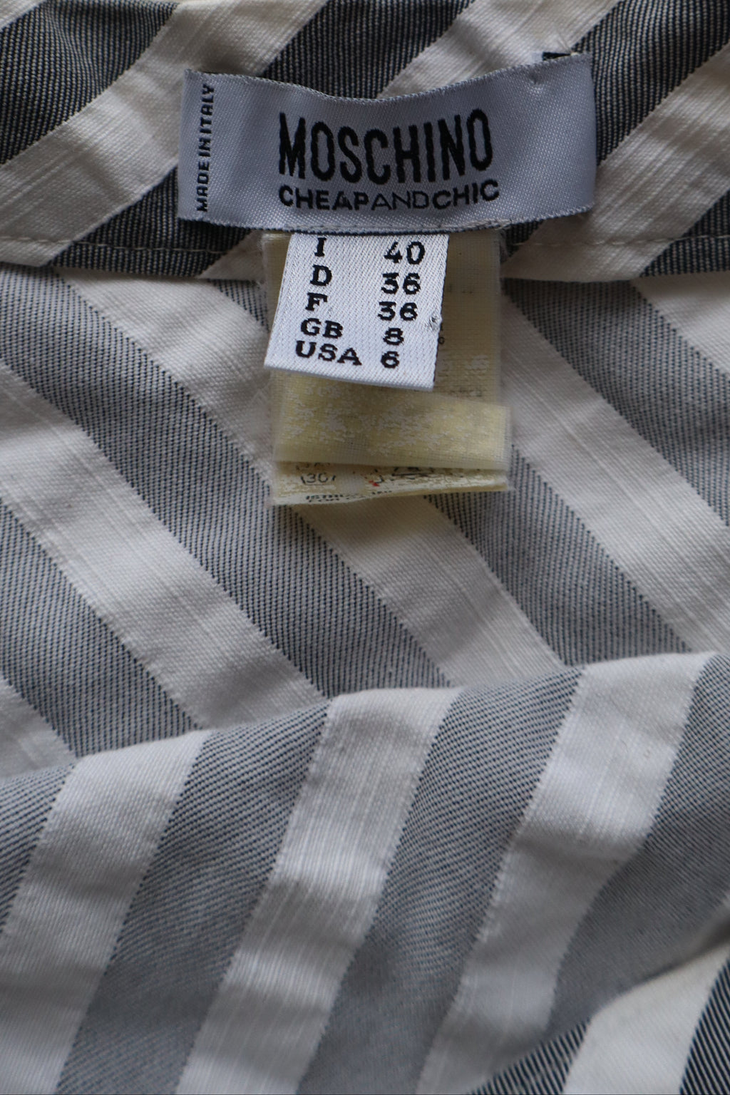 vintage moschino cheap and chic skirt