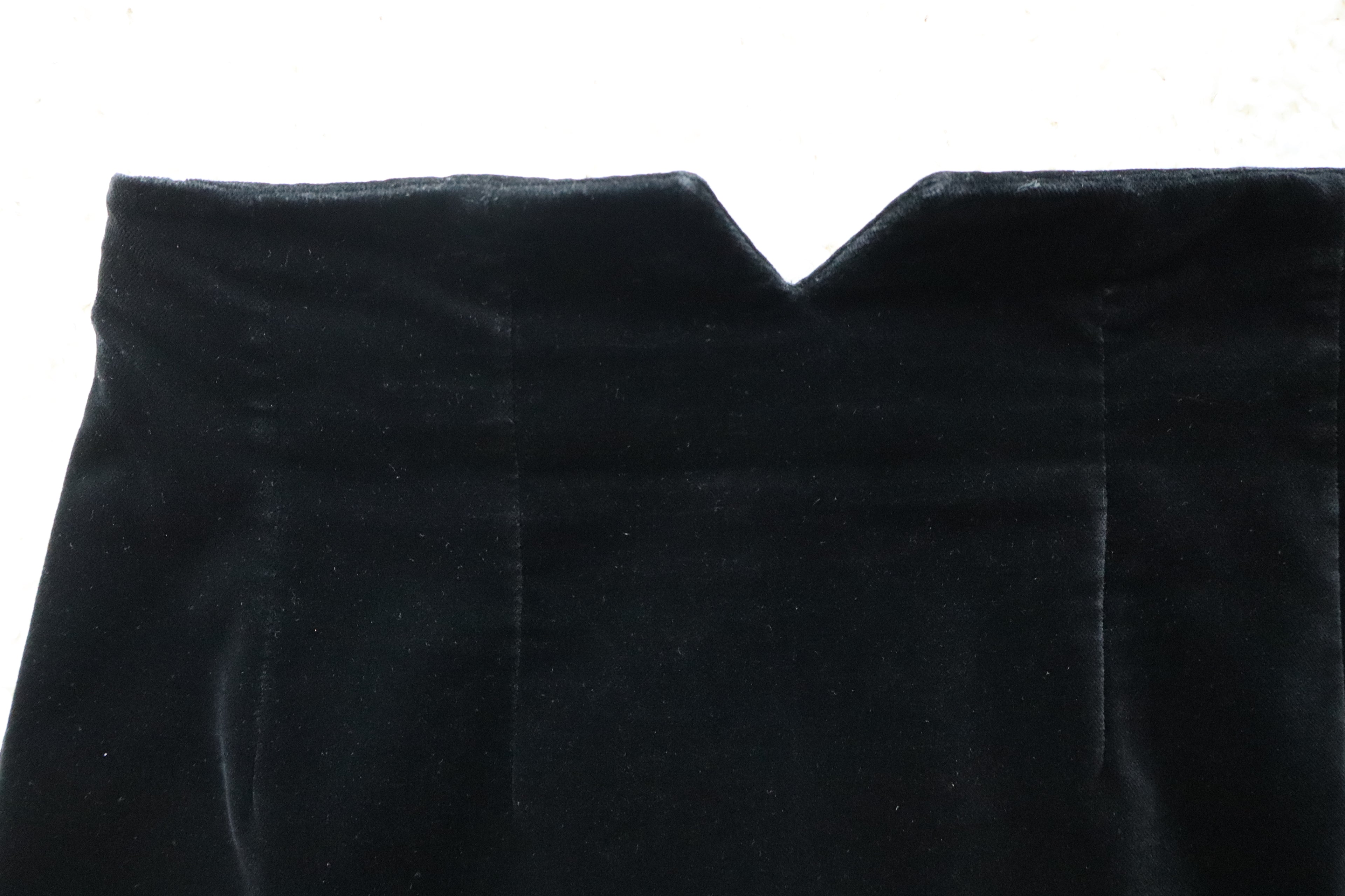 vintage christian dior velvet skirt