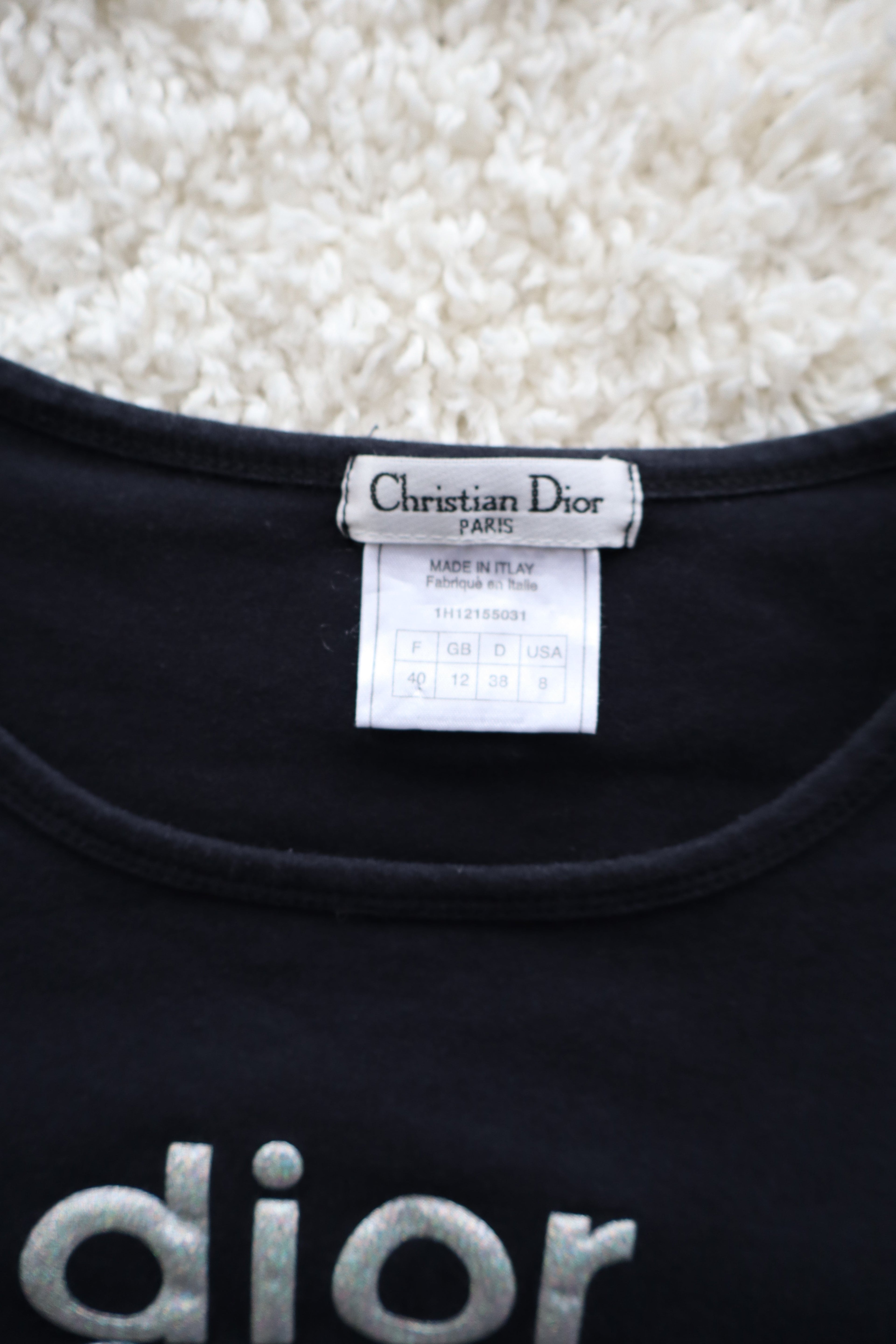 2000s christian dior tee