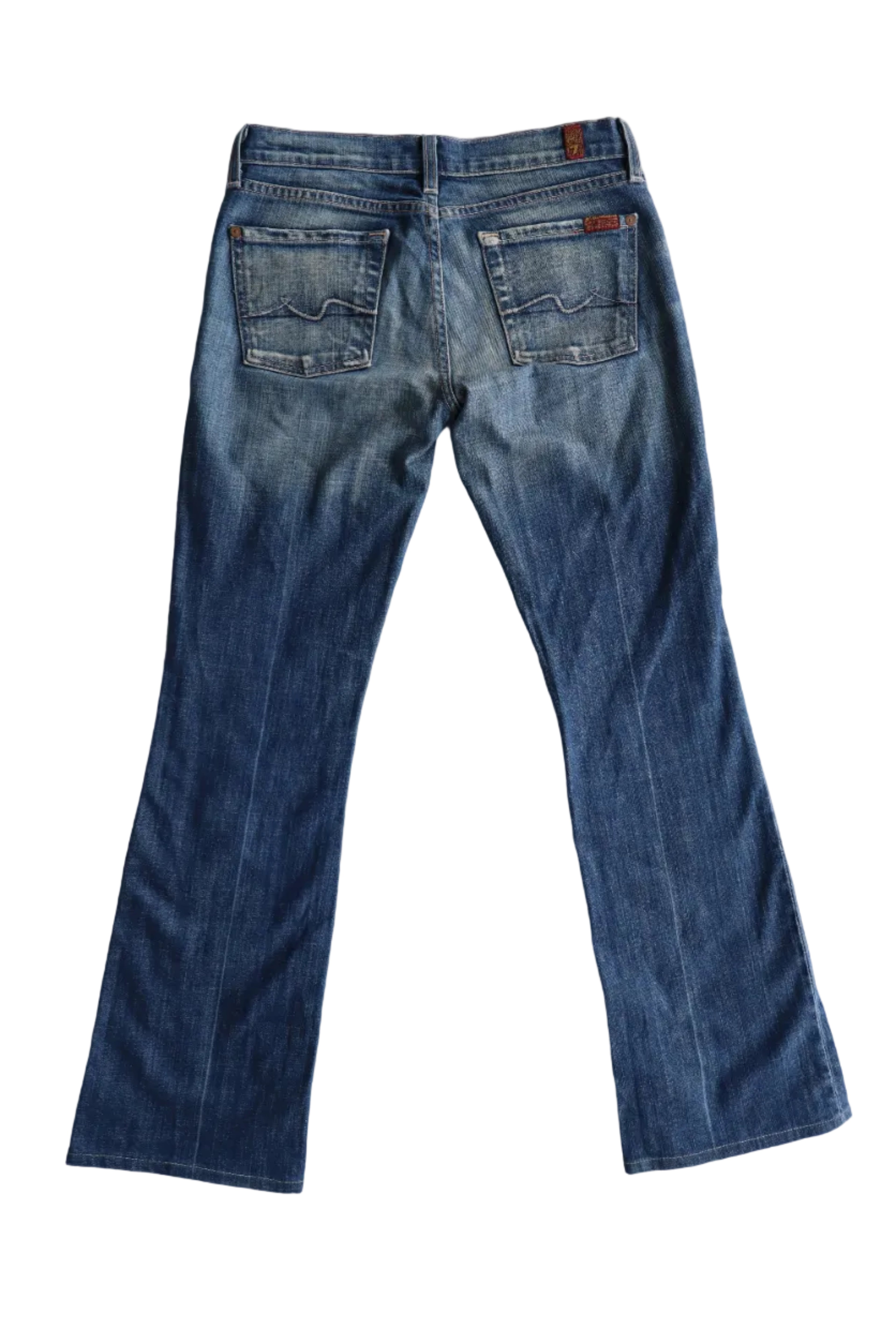 vintage 7 for all mankind low rise jeans