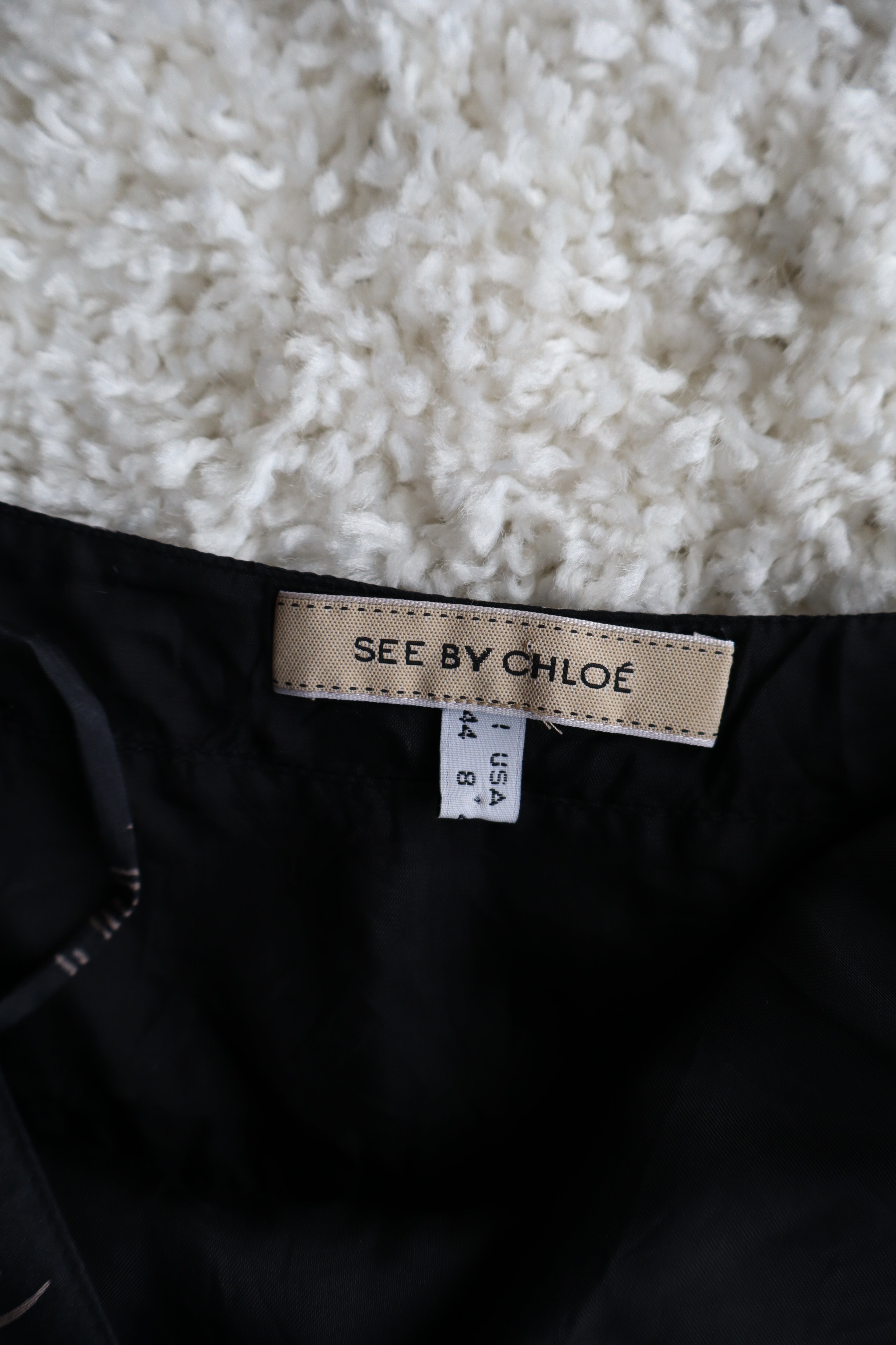 2000s see by chloé silk dress