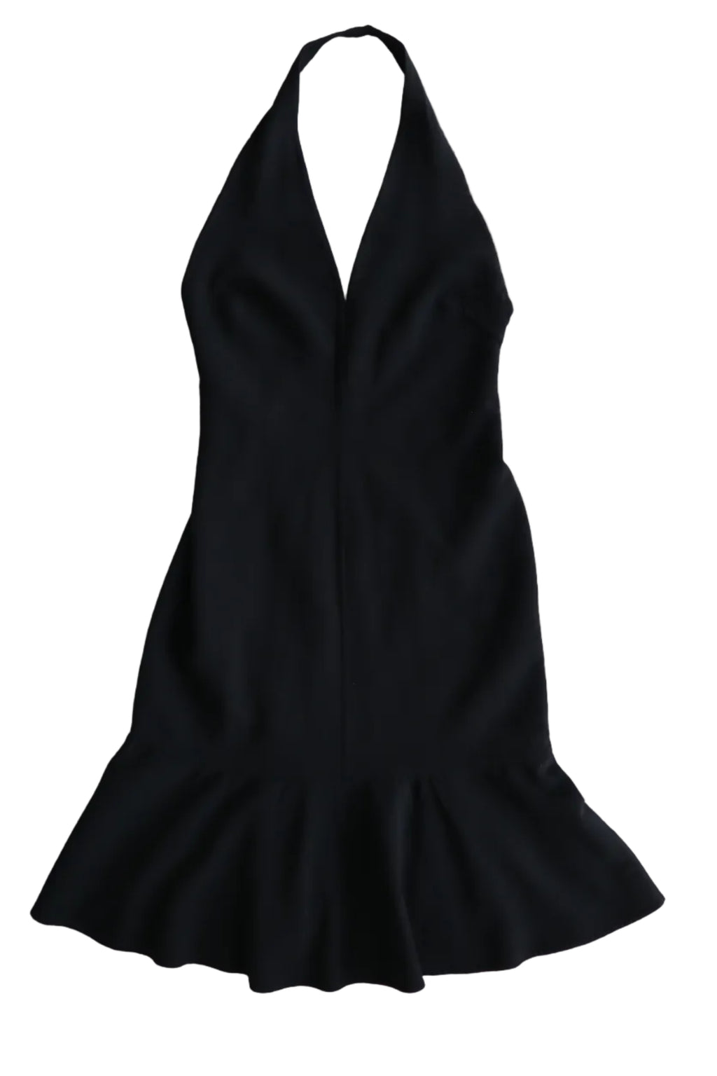 vintage céline black halter dress