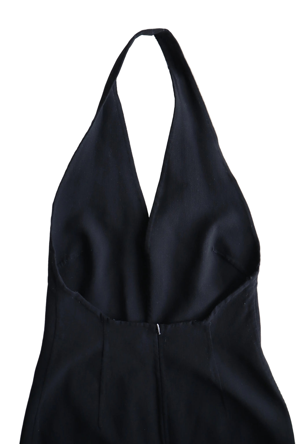 vintage céline black halter dress